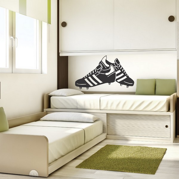 Exemple de stickers muraux: Chaussures de Foot